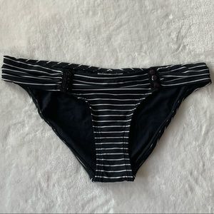 NEW ROBIN PICCONE Stripe Bikini Bottoms